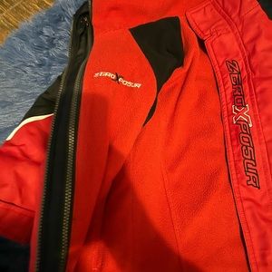 Coat boys multiple layers removable inside jacket layer